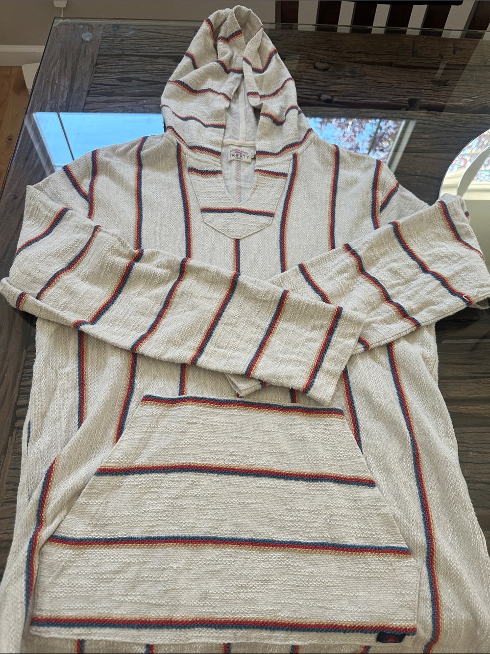 Faherty Baja men’s hoodie - Medium